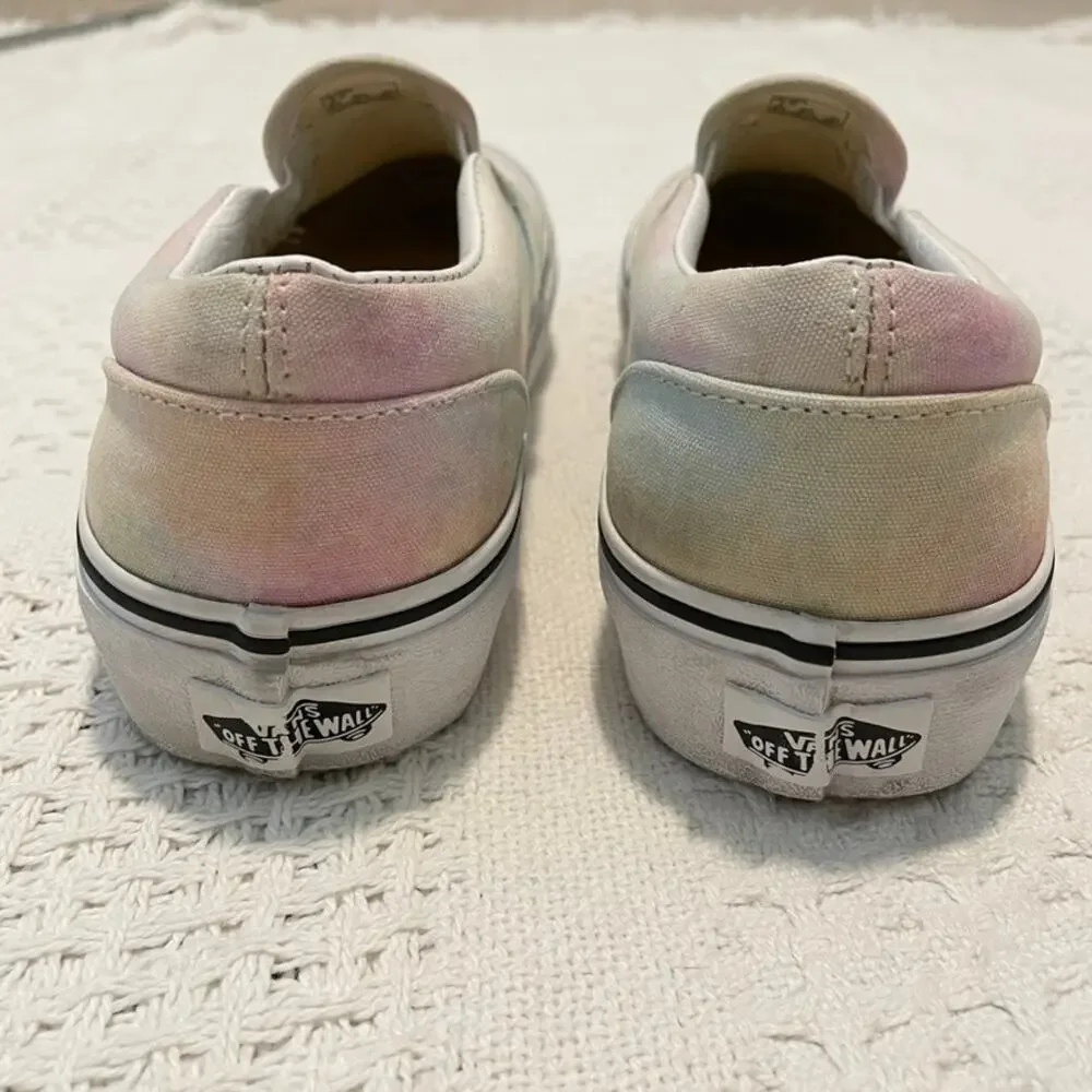 Vans 7 juniors casual slip on sneaker rainbow ombre multi color 2590 - Picture 5 of 12